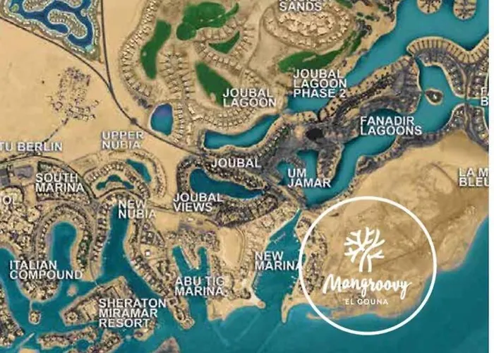 Luxurious Sea View 2 Bedroom & Private Garden To The Pool At Mangroovy * Hurgada